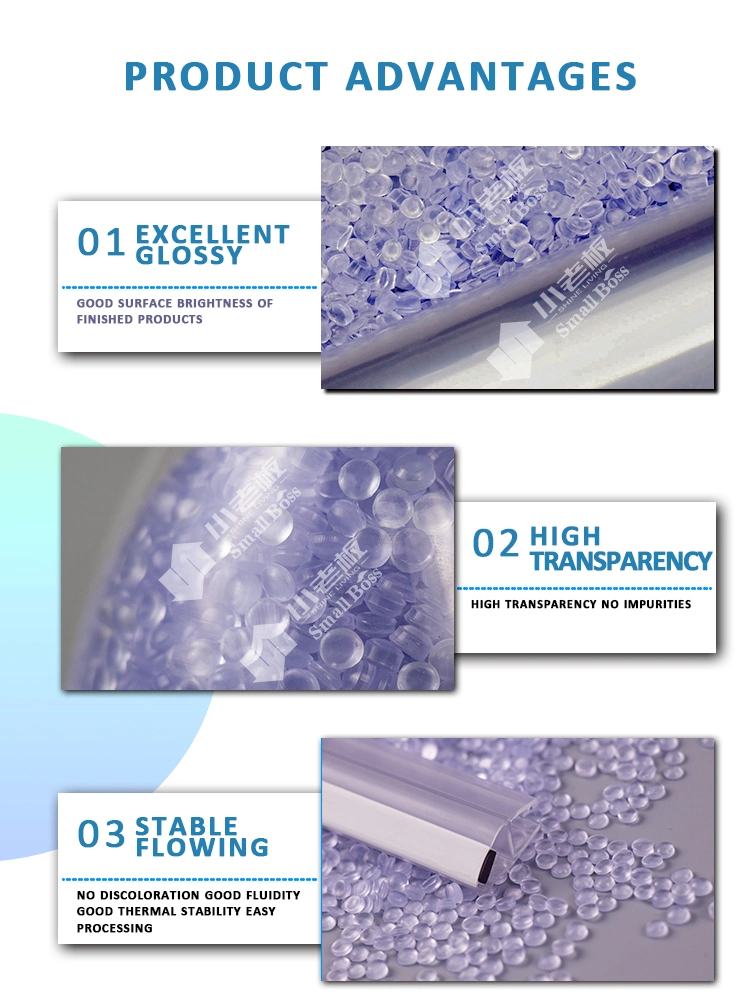 Shrink Film PVC Compound Granules High Transparency Low Price