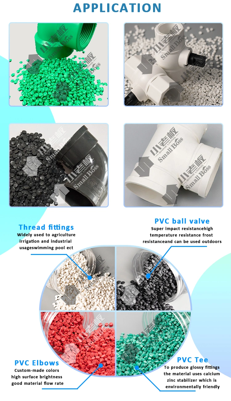 Factory Direct Price Best-Selling Plastic Raw Materials PVC Granules Factory Granules for Bangladesh Pipe Fittings