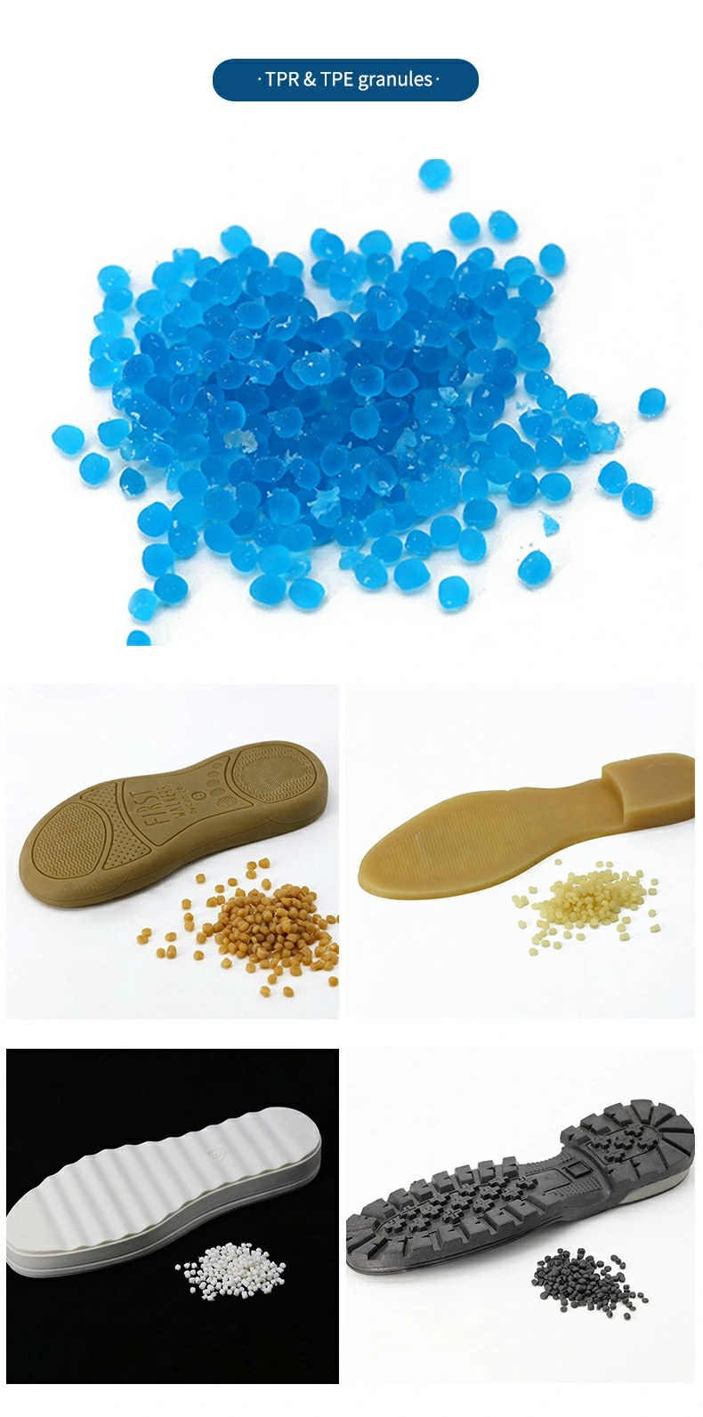 Ex-Factory Price Soft PVC Raw Material Granules for Shoe Sole for Rain Shoe