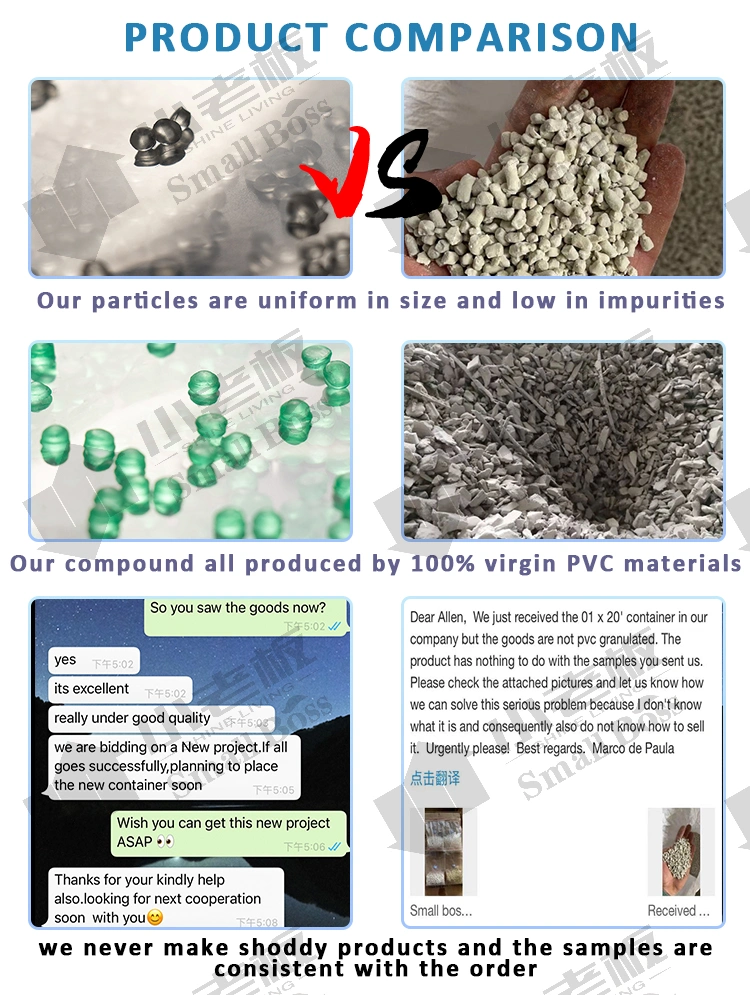 Injection Hard PVC Compound Granules for High Quality Pipe Fittings