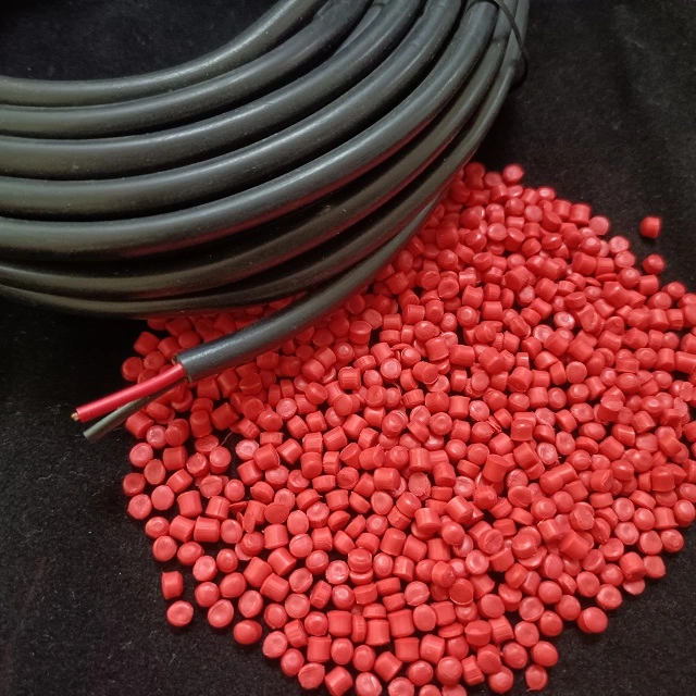 Extruder Plastic PVC Granules Cable Wire Insulation PVC Compound