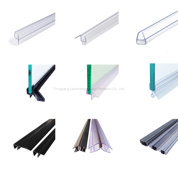 Bathroom Glass Door Magnetic PVC Waterproof Seal Strip