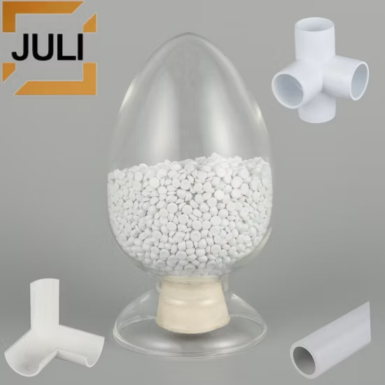 高品質のパイプ接続用の射出硬質 PVC コンパウンド顆粒